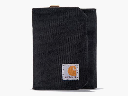 Carhartt Nylon Duck Trifold Wallet Black