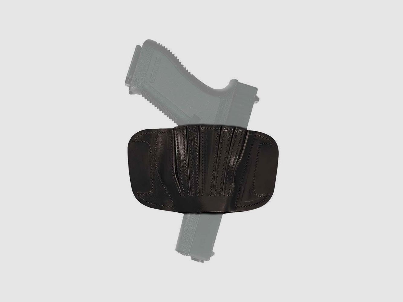 Universelles Gürtelholster mit Elastikband Large Size Schwarz Linkshänder