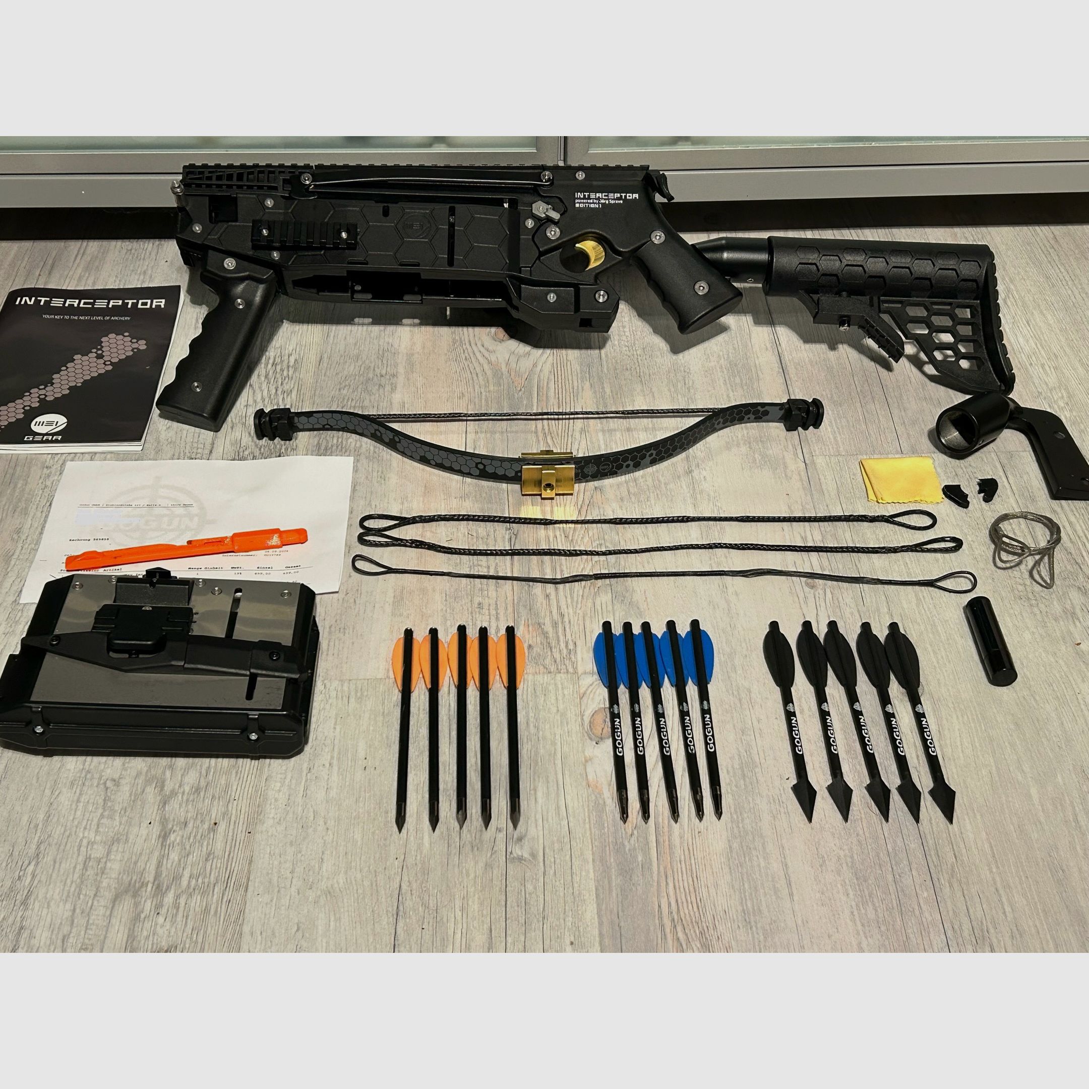 Mey Interceptor avec beaucoup d'accessoires ou sans.