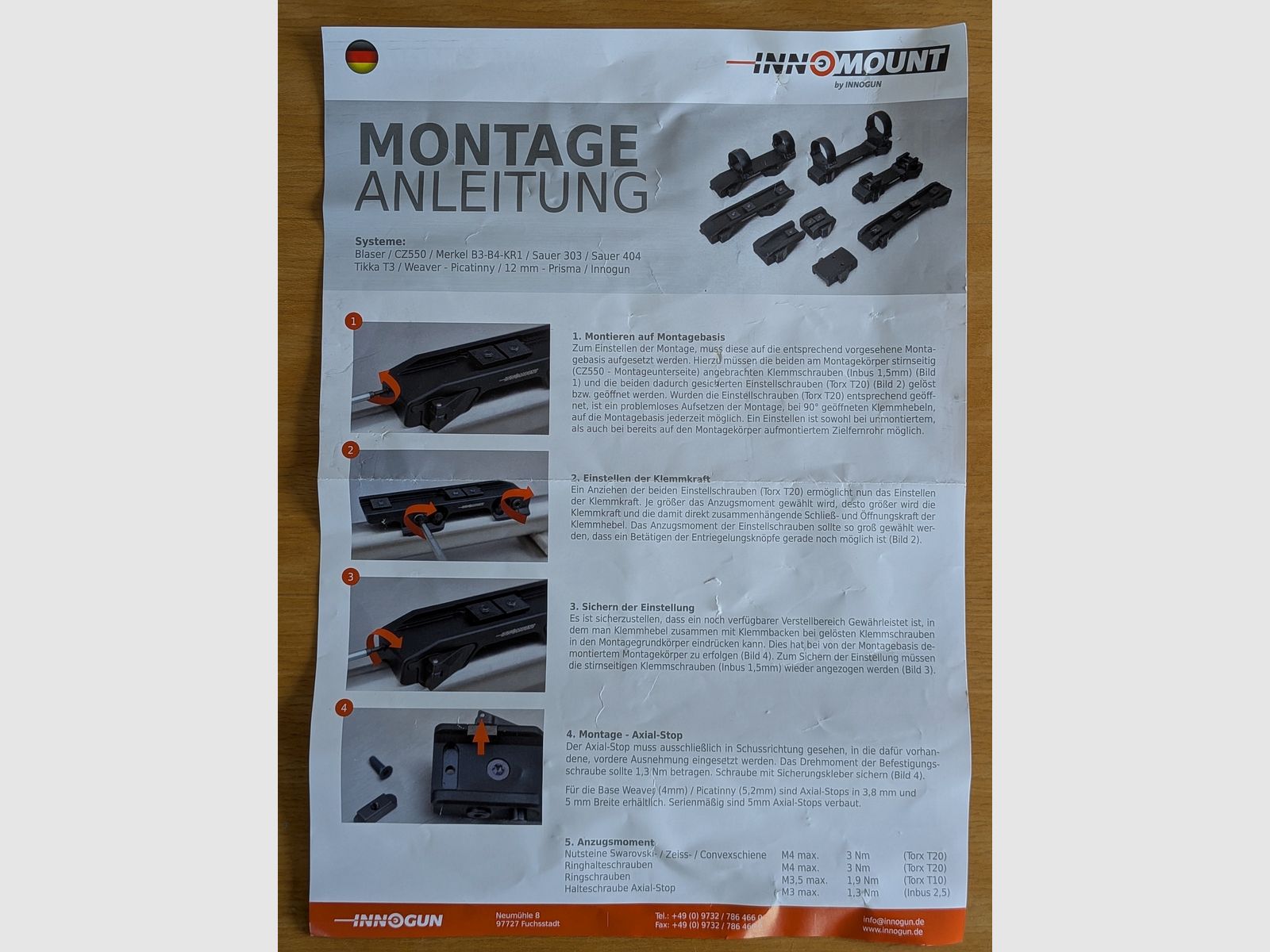 INNOMOUNT QD - thermal imaging attachment + Steiner