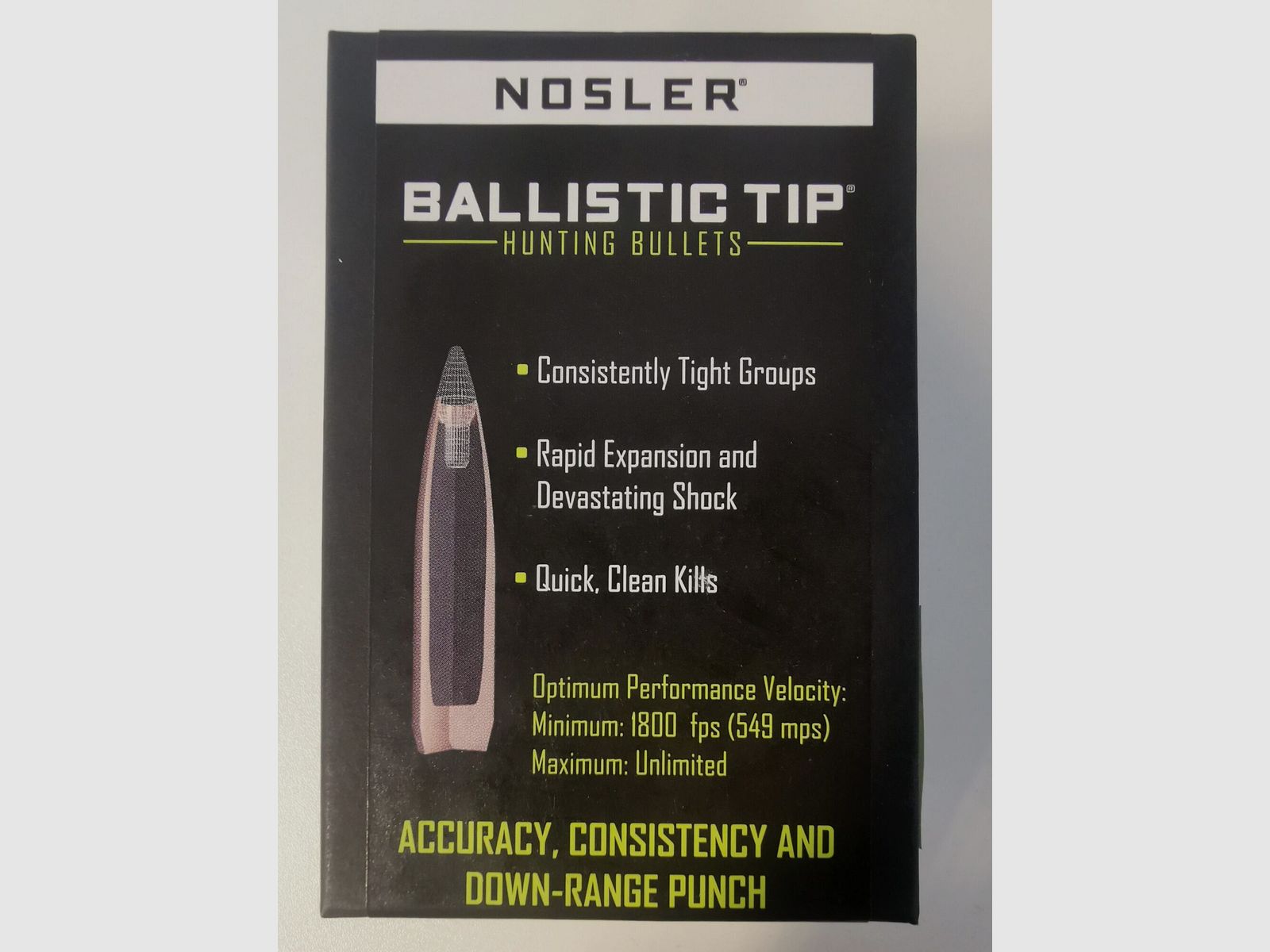 Nosler Ballistic Tip Geschosse 6mm