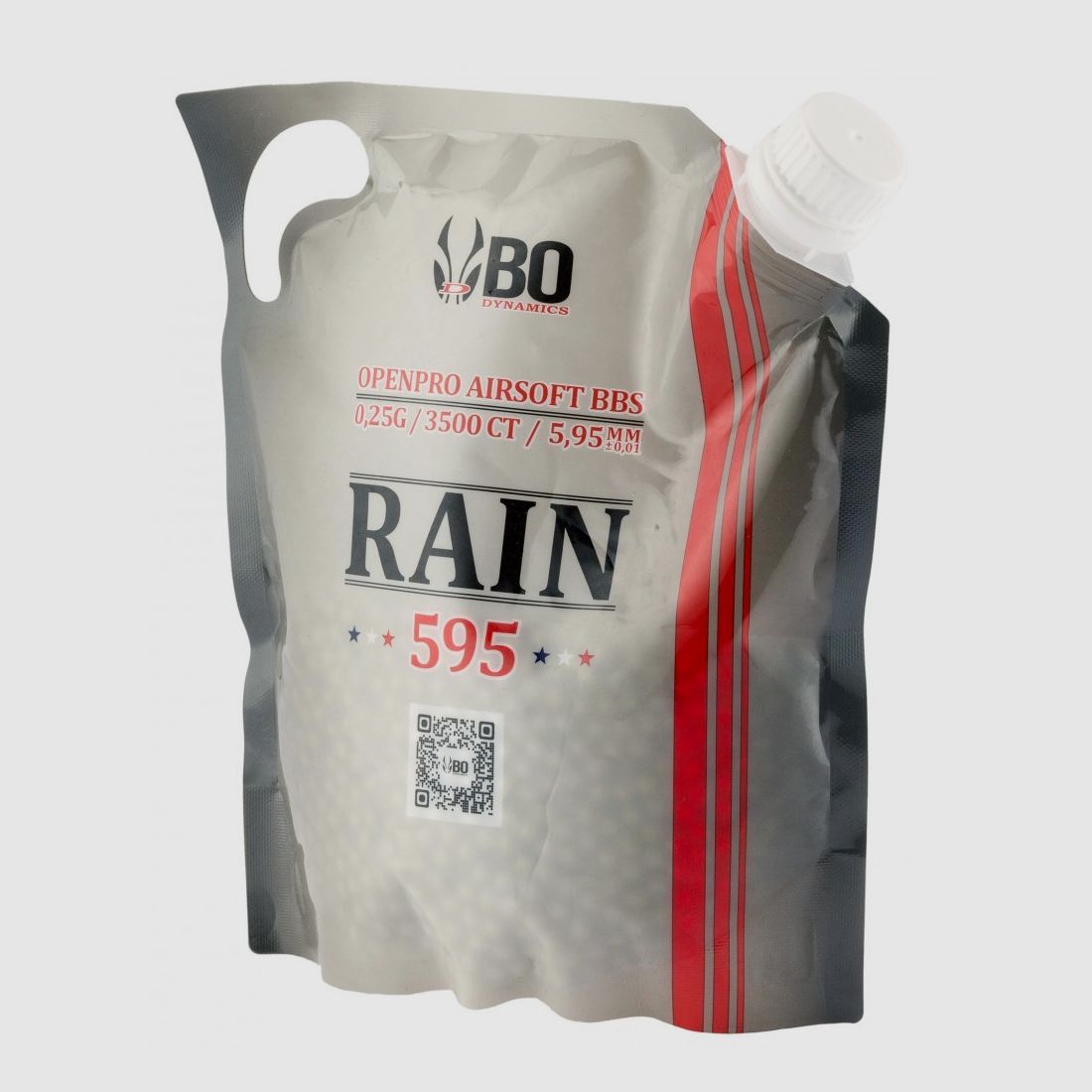 Airsoft BB's 6mm 0,25g rain- BO-3500 RDS / 0,25g (10 zakken)