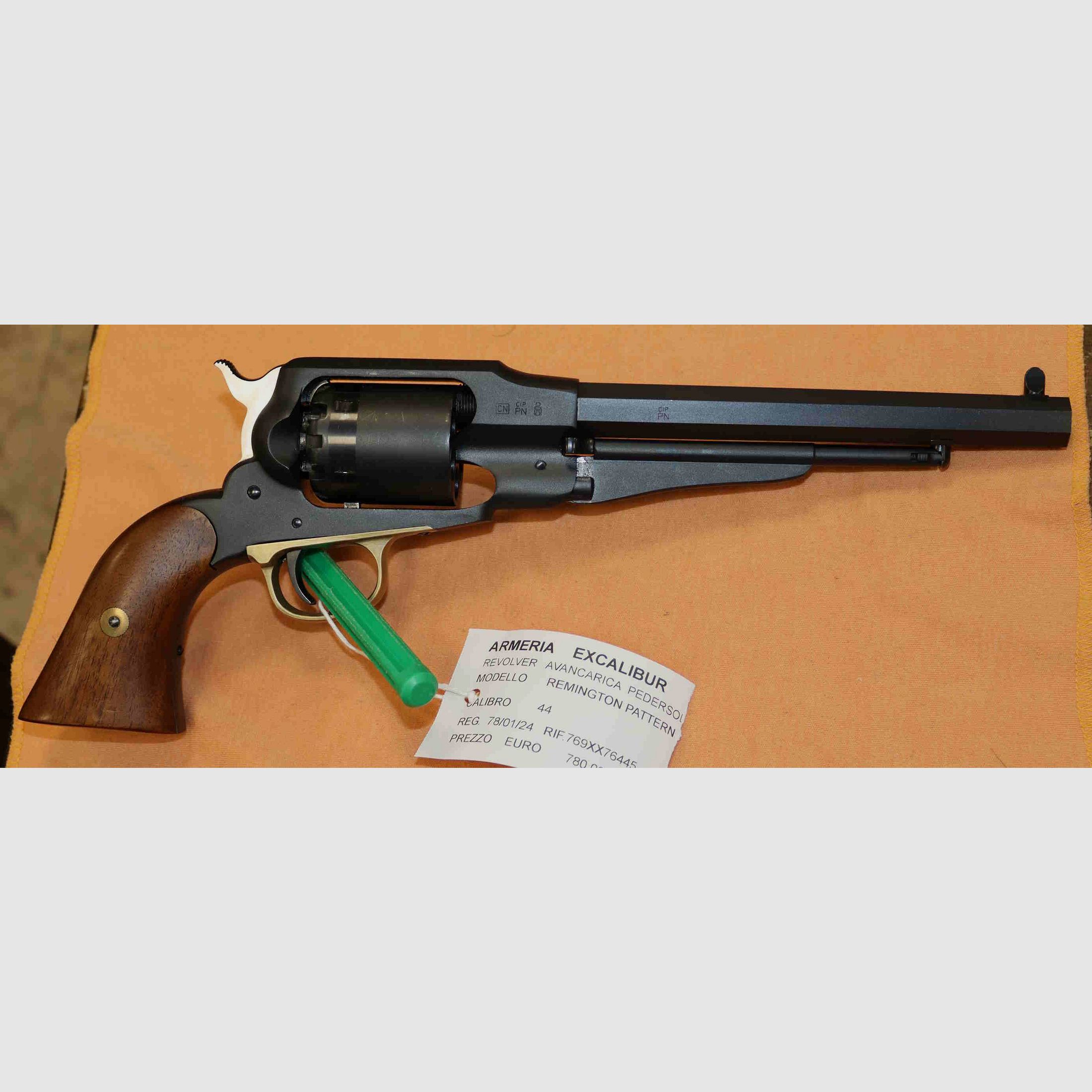 Vorderladerrevolver Pedersoli Modell Remington Pattern Target Kaliber 44, Bild 5 von 9