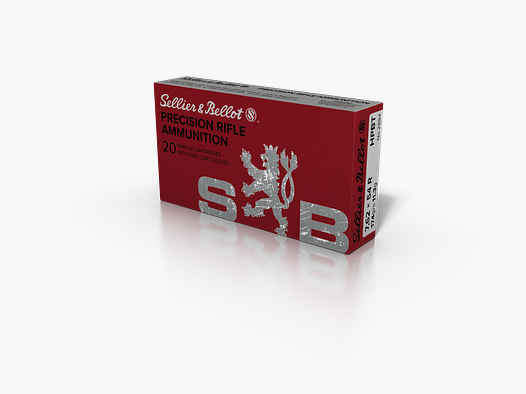 Sellier & Bellot Munizioni per fucile Precision Ammo 7,62 x 54 R 11,3g Hollow Point Boat Tail