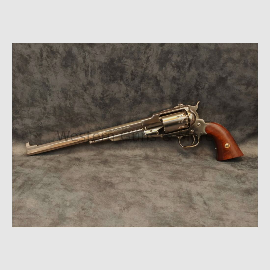 Pietta Perk.-Revolver Remington 1858 TEXAS BUFFALO Nickel-Finish Caliber: 44 (BP)