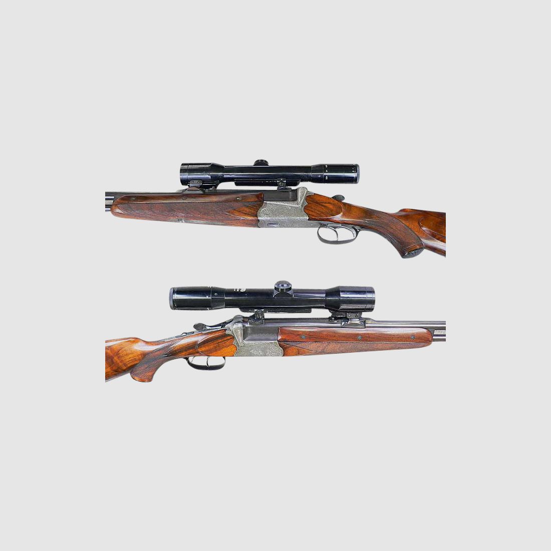 Doble rifle, -escopeta Ferlach, cal. (2x7x65R), (16/70, 7x65R), (2x16/70)