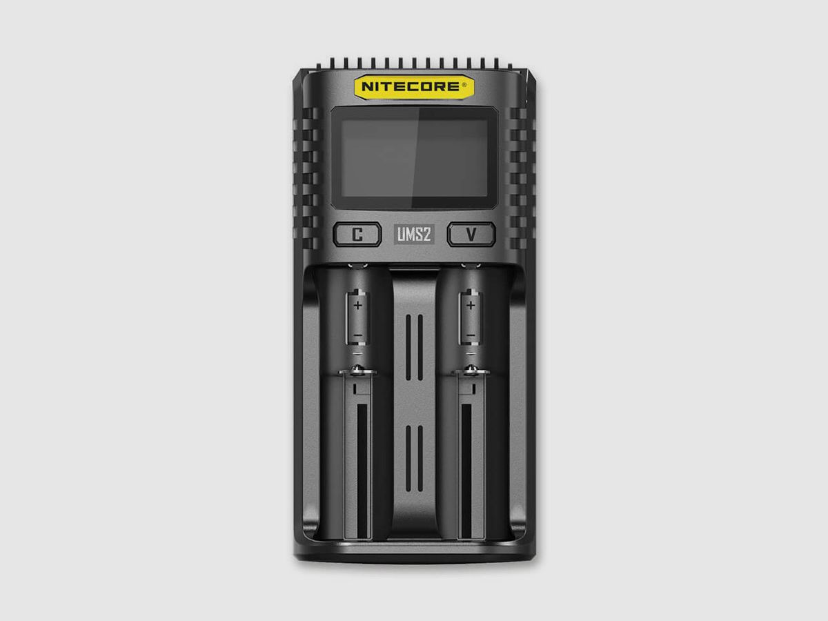 Nitecore Zweischacht-Ladegerät UMS2   USB Quickcharger