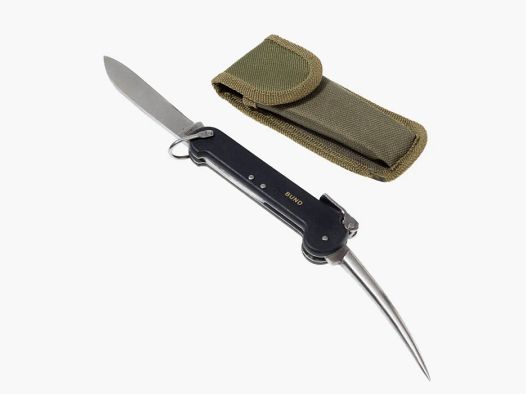 Replica del coltello da bordo BW Marine - con Marlspieker - Nero