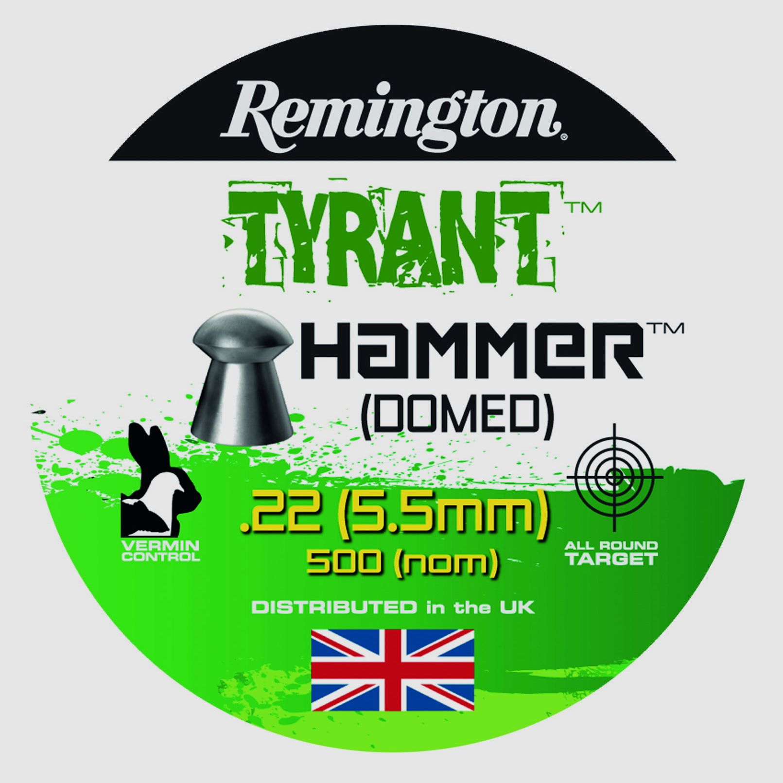 Remington Tyrant Hammer Domed Cal. .22 / 5,5mm, 250 disparos