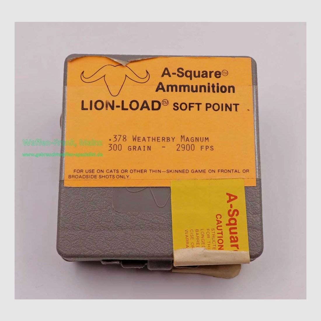 A-Square Bullets Cartouches de fusil .378WBY.Mag.
