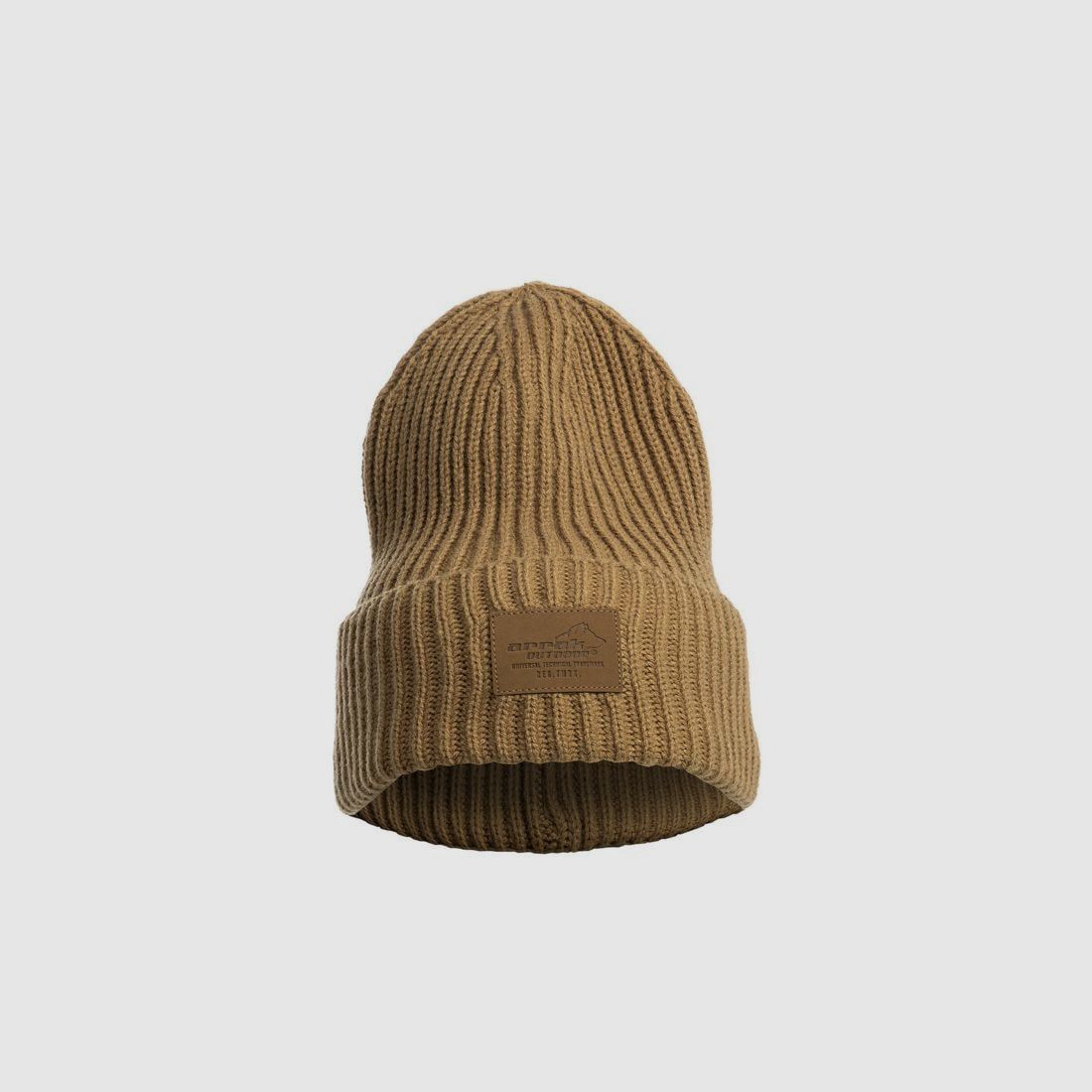 Arrak Beanie Chunky Knit Hat Khaki