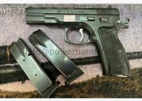 CZ 75 B Pistolet w Doskonałym Stanie z Wymiennym Magazynkiem w Walizce .40S&W z Automatycznym Zabezpieczeniem Zasobnika