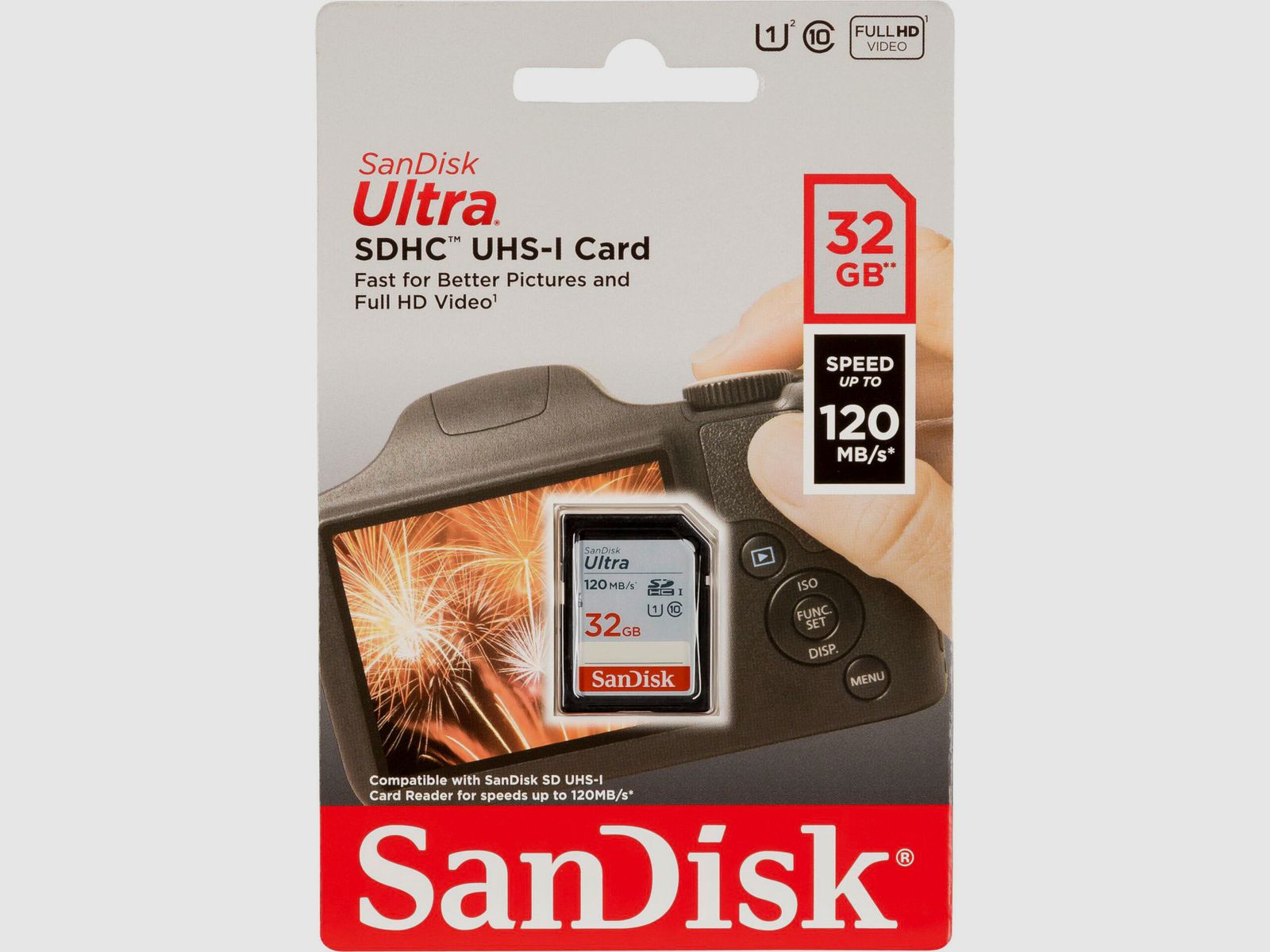 SanDisk Speicherkarte Ultra SDHC UHS-I 32 GB
