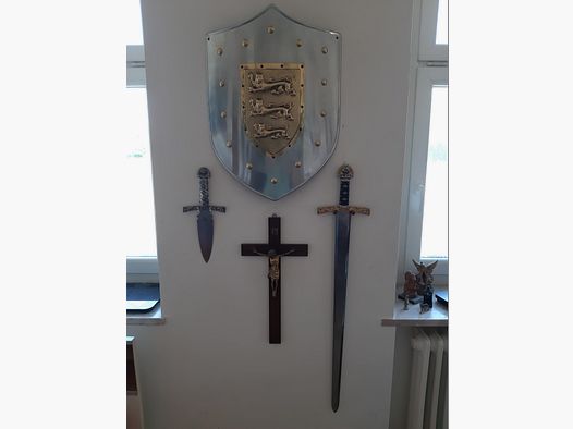 TOP PREIS ---- WAPPENSCHILD Replika König Richard LÖWENHERZ