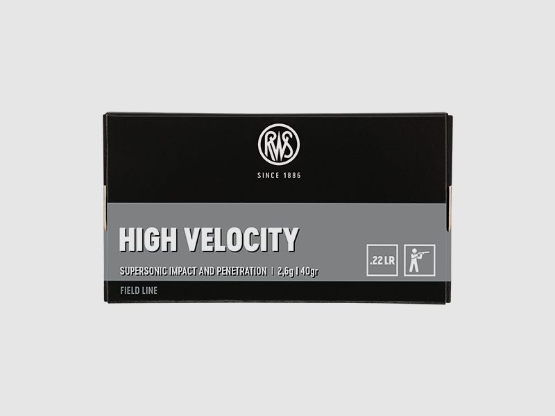 RWS HIGH VELOCITY - HV .22LR - 50 PATRONEN
