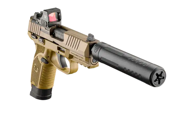 FN FN502 Tactical 4.6″ Optic Ready – FDE – .22lr., image 3 sur 5
