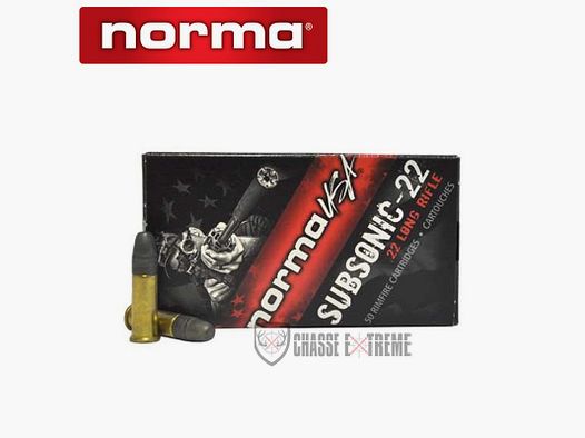 50 Cartucce NORMA TAC-22 Cal 22lr 40gr Subsonic