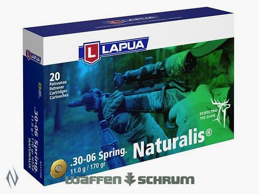 Lapua Naturalis 11,0g - 169gr. .30-06Spring