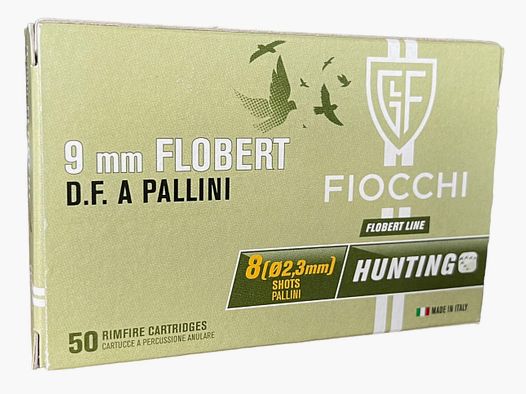 Fiocchi Patronen c/9 mm Flobert Diabolos 8