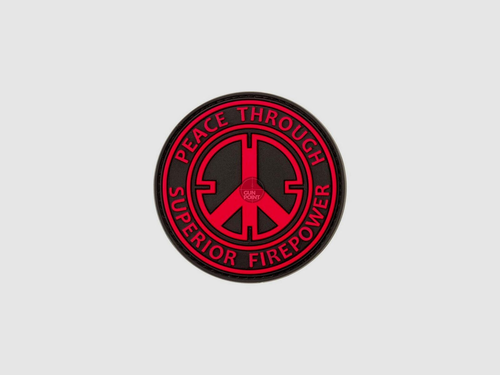 JTG Peace Rubber Patch-Blackmedic
