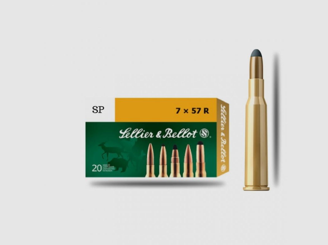 S&B 7x57R SP rifle ammunition 9.1 g 140 gr (pack of 20)