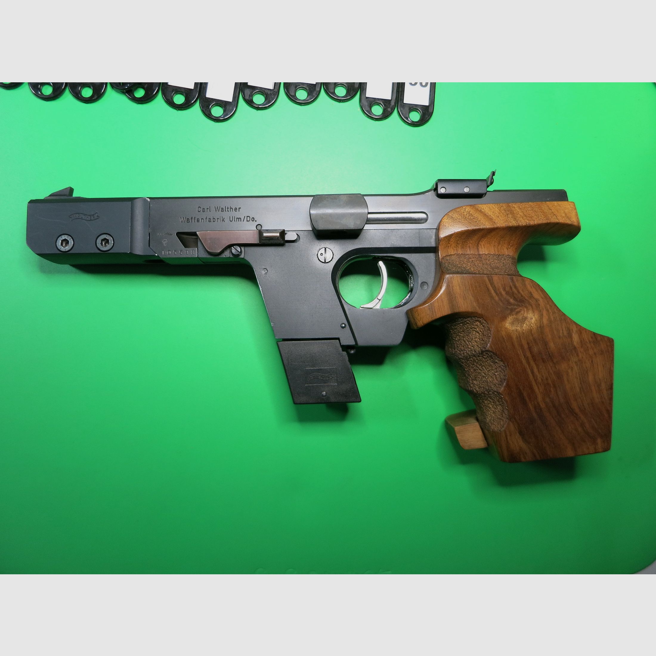 Sportpistool Walther GSP Kaliber .32 SW long WC, Sportgreep + verwisselsysteem .22lr      #65+66