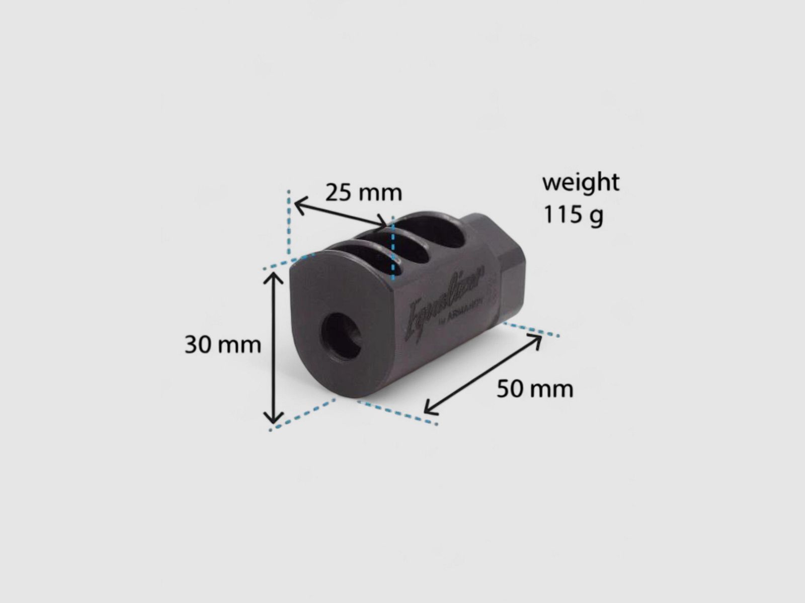 Armanov "Equalizer" PCC Compensator (9mm), image 5 of 5