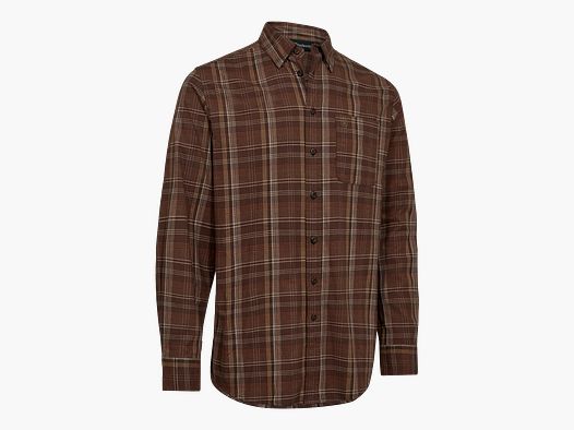 Chemise Ashton - Carreaux Marron - Taille Homme : 49/50