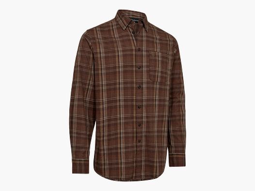 Ashton Hemd - Brown Check – Kleidergröße Herren: 49/50