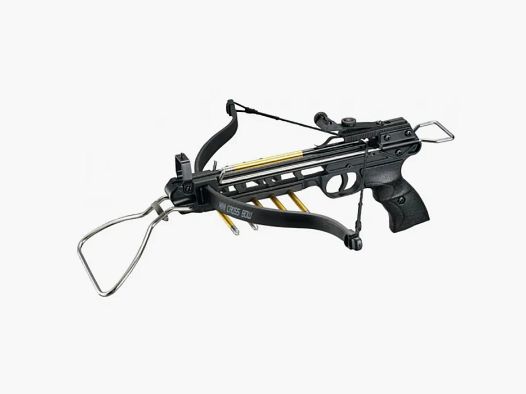 Pistolenarmbrust "VIPER", 80 lbs / 35kg mit Aluminium-Körper u. Fußschlaufe