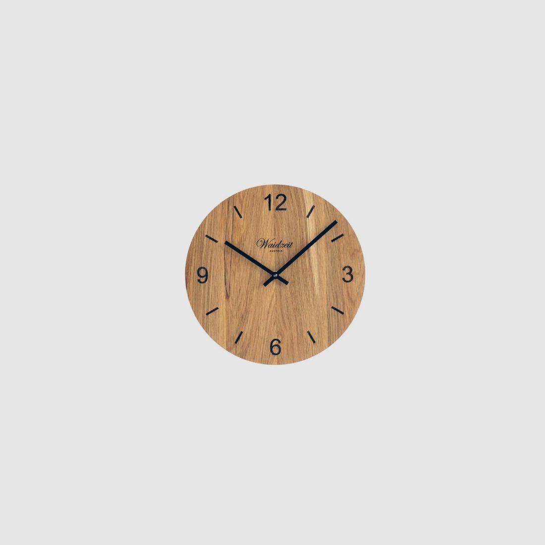 Orologio da parete Tempus in legno di quercia