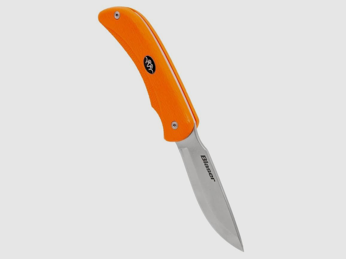 BLASER Feststehendes Messer R8 Ultimate -SwingBlade 10cm orange