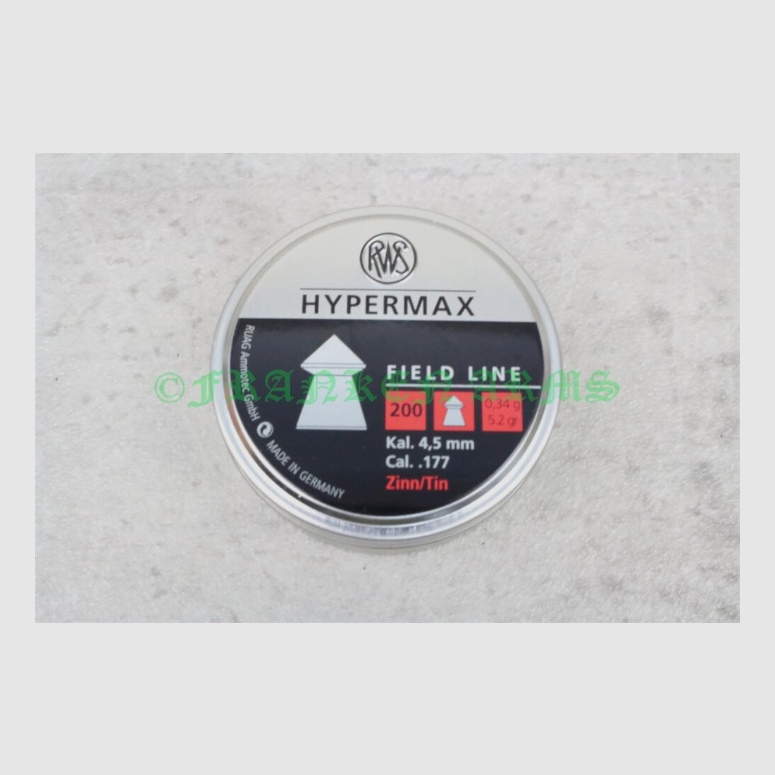 RWS HyperMax 4.50mm 200 pieces