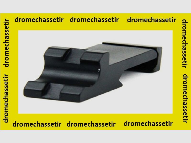 Picatinny-Montagebasis 45° in 21mm Breite, schwarz