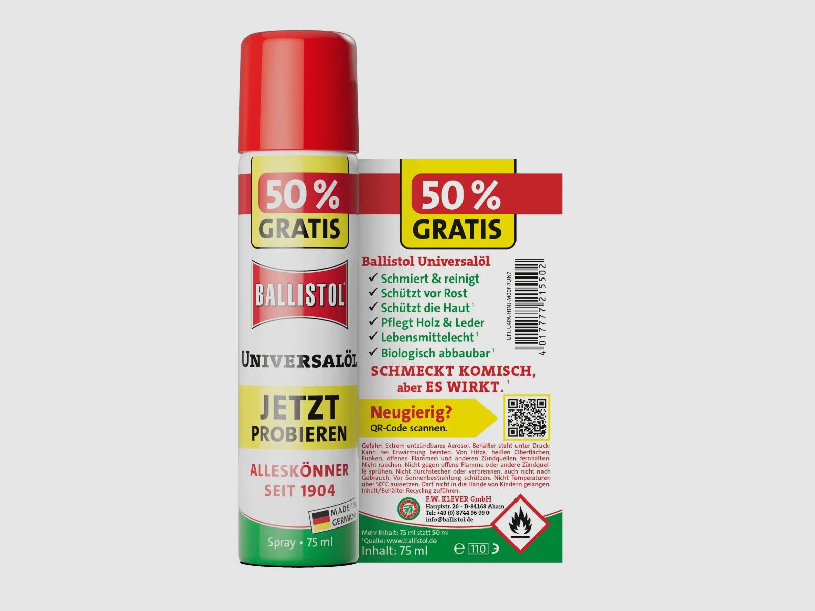 Ballistol Uniwersalny Olej Spray Edycja Specjalna (75 ml)