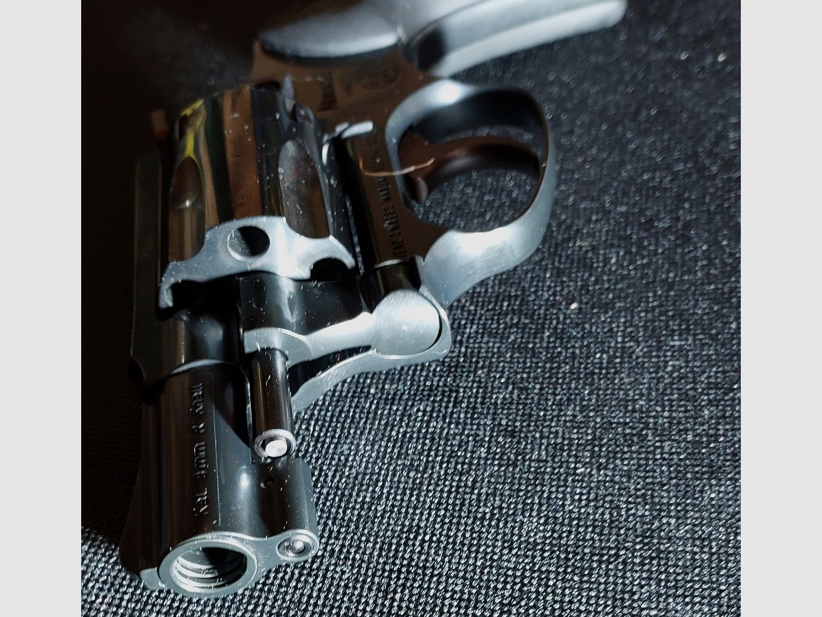 Weihrauch HW37 Cal. 9mm R.K. (PTB 887) OVP muy bien conservado (Arminius HW 37)
