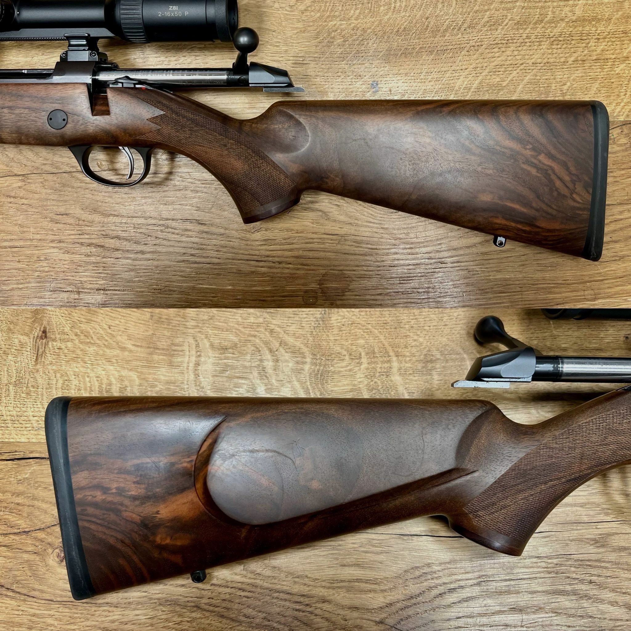 Sako mit Swarovski Z8i und Svemko 85 Grizzly Links