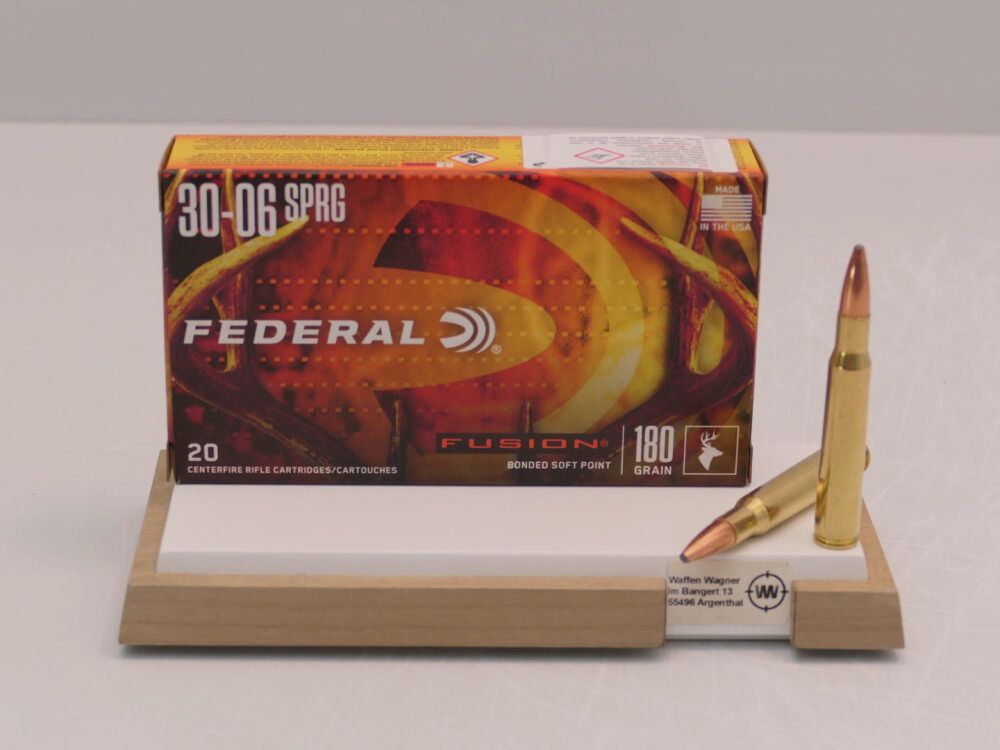 Federal Fusion 180grs á20 .30-06 Spring.