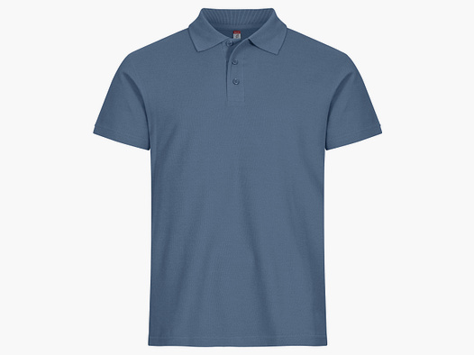 Clique Basic Polo Stålblå M