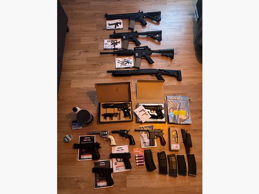 Vente de collection de softair (Fusils / Pistolets / Accessoires)