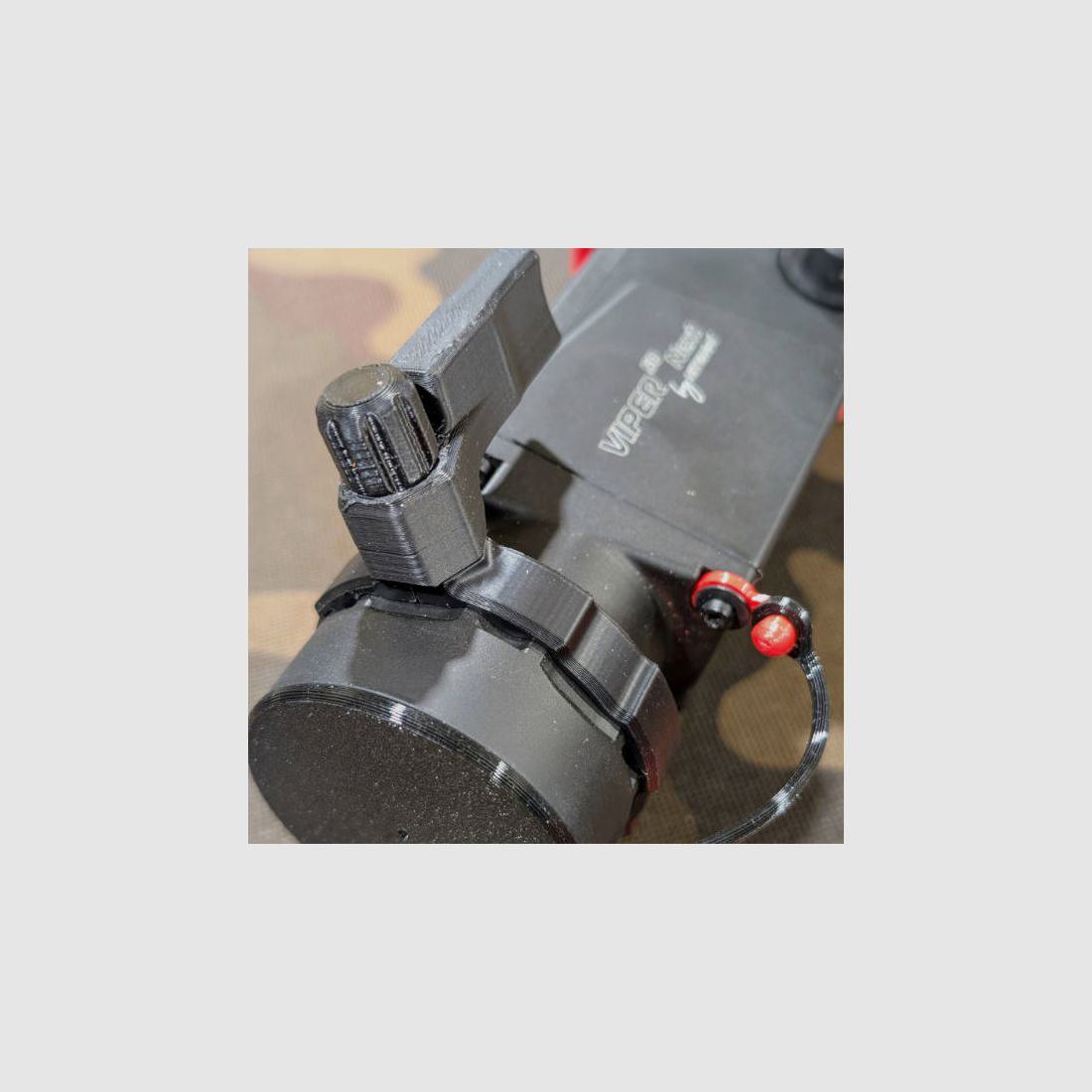 For Nitehog Viper 50 Next: Quick adjustment lever for attachment device focus