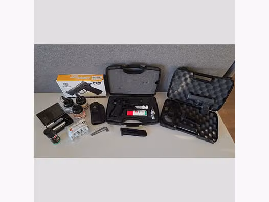 Lot Sig Sauer - 4,5mm CO2 Sig Sauer P320 X Carry & P365 et accessoires