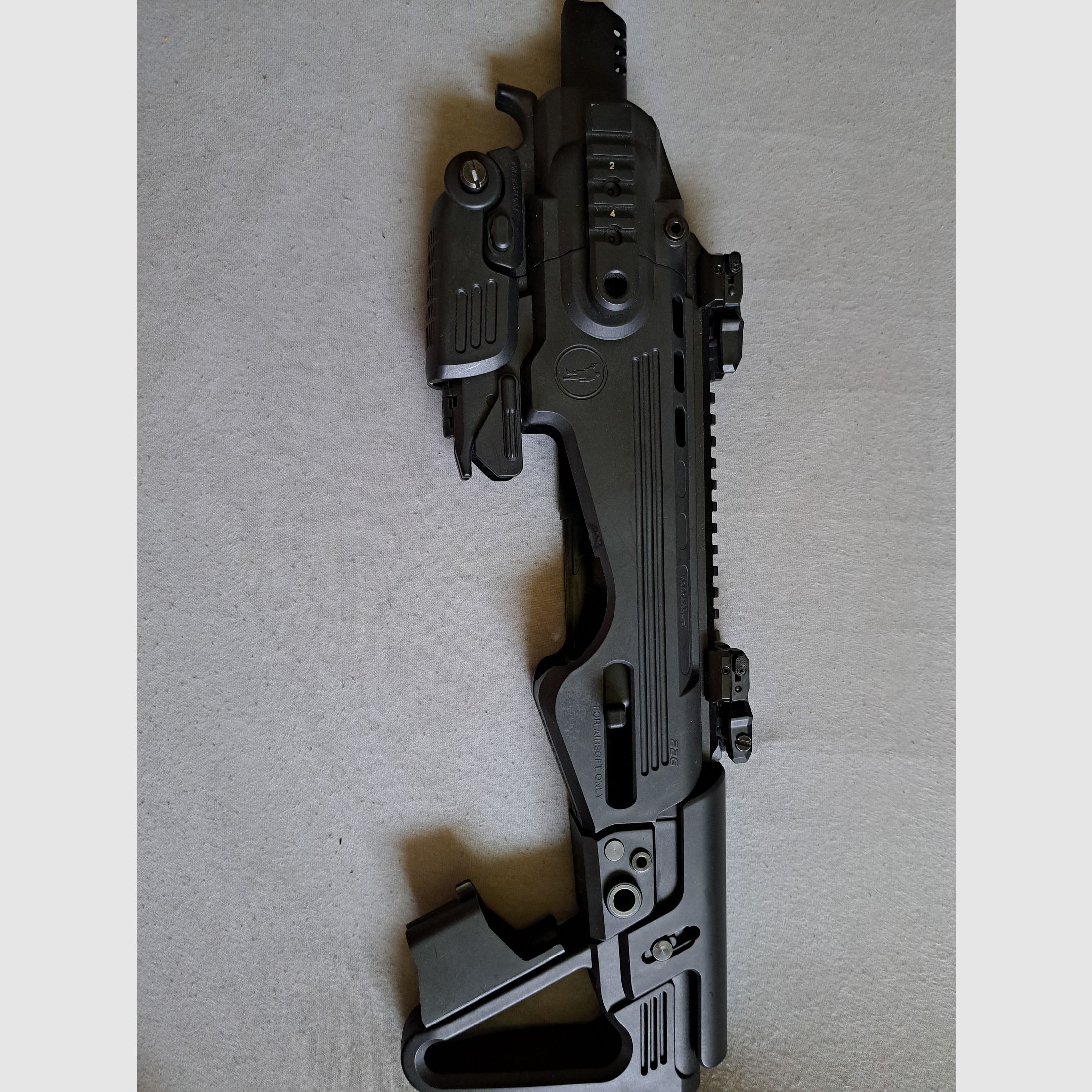 WE P226 GBB mit Carabine Kit