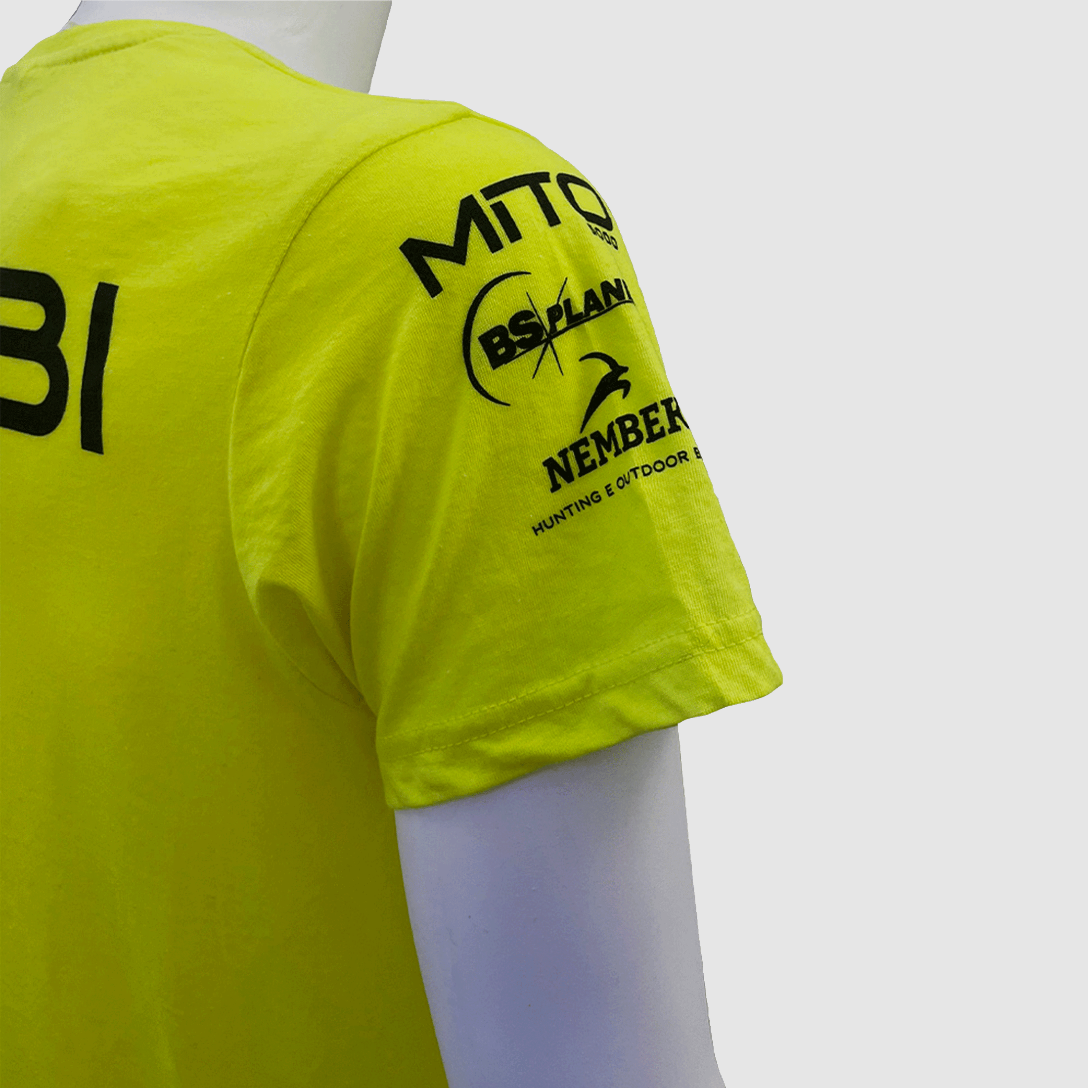 T-SHIRT – BITRABI – JAUNE FLUO, image 3 sur 5