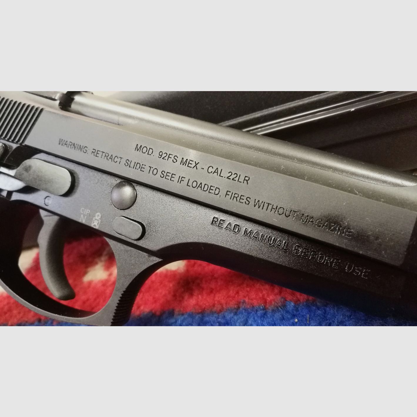 Beretta 92 FS Mex cal. 22 LR, image 5 sur 6