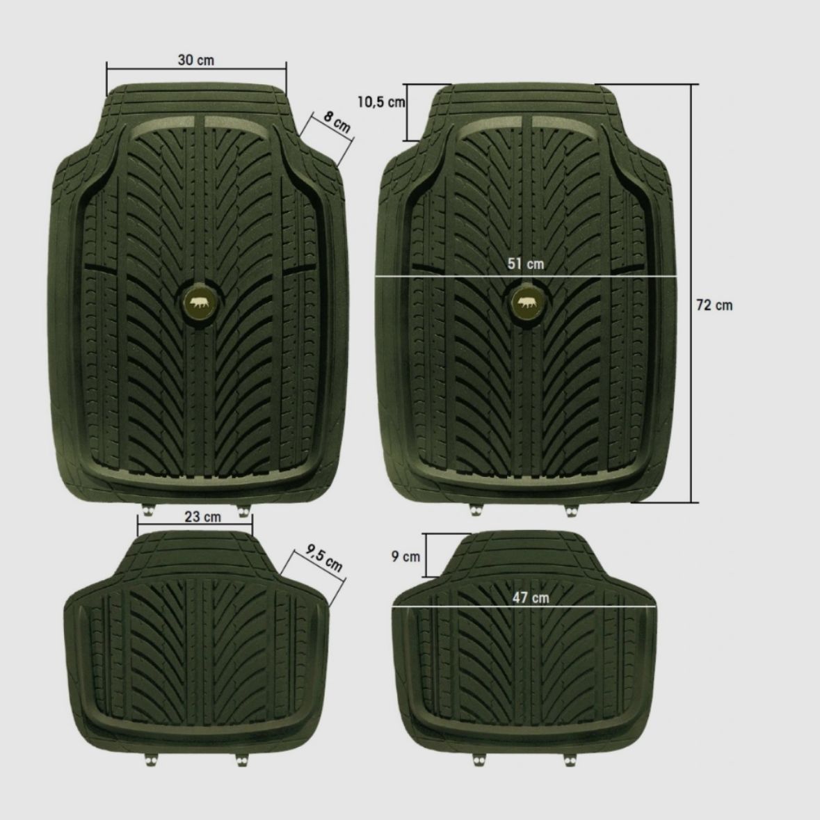 Set di tappetini per auto, immagine 2 di 2