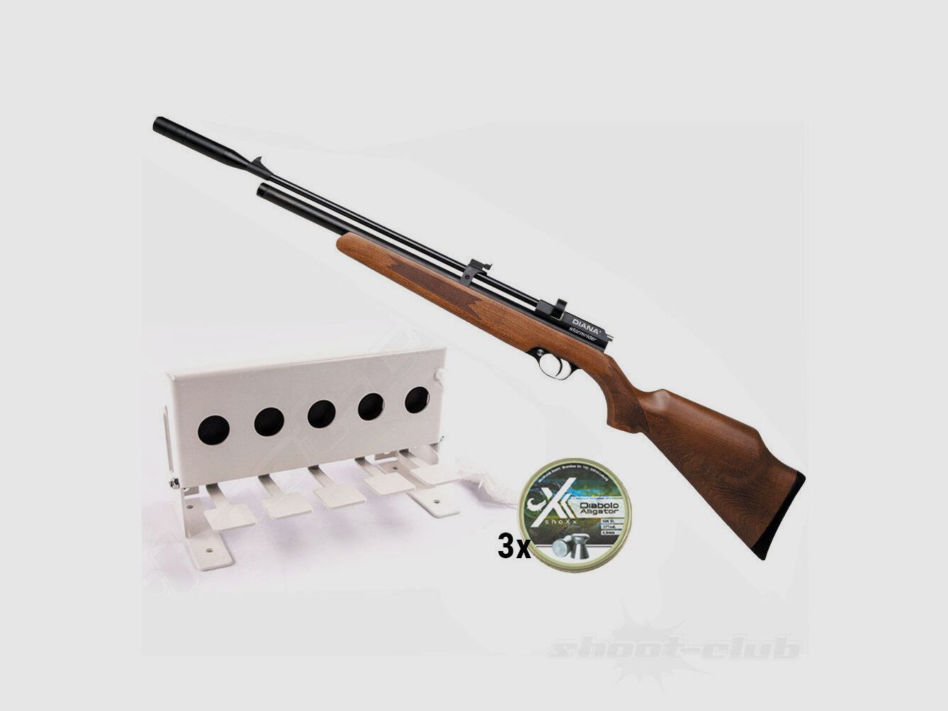 Diana Diana Stormrider PCP 4,5mm Biathlon Set