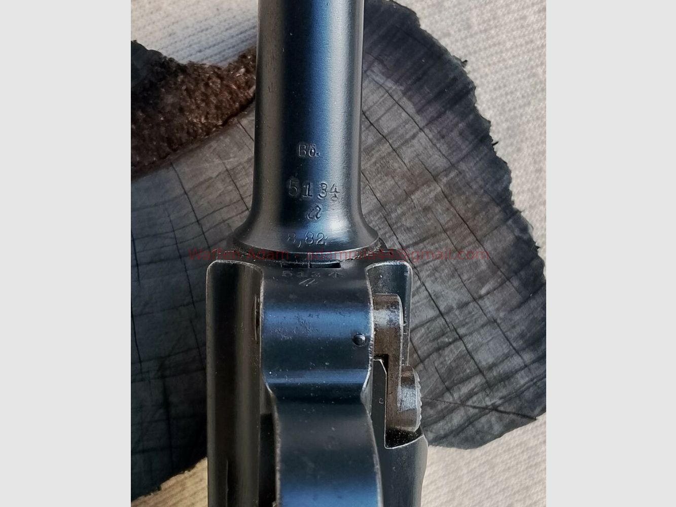 DWM Berlin P.08 Luger 1913 ohne Schiene