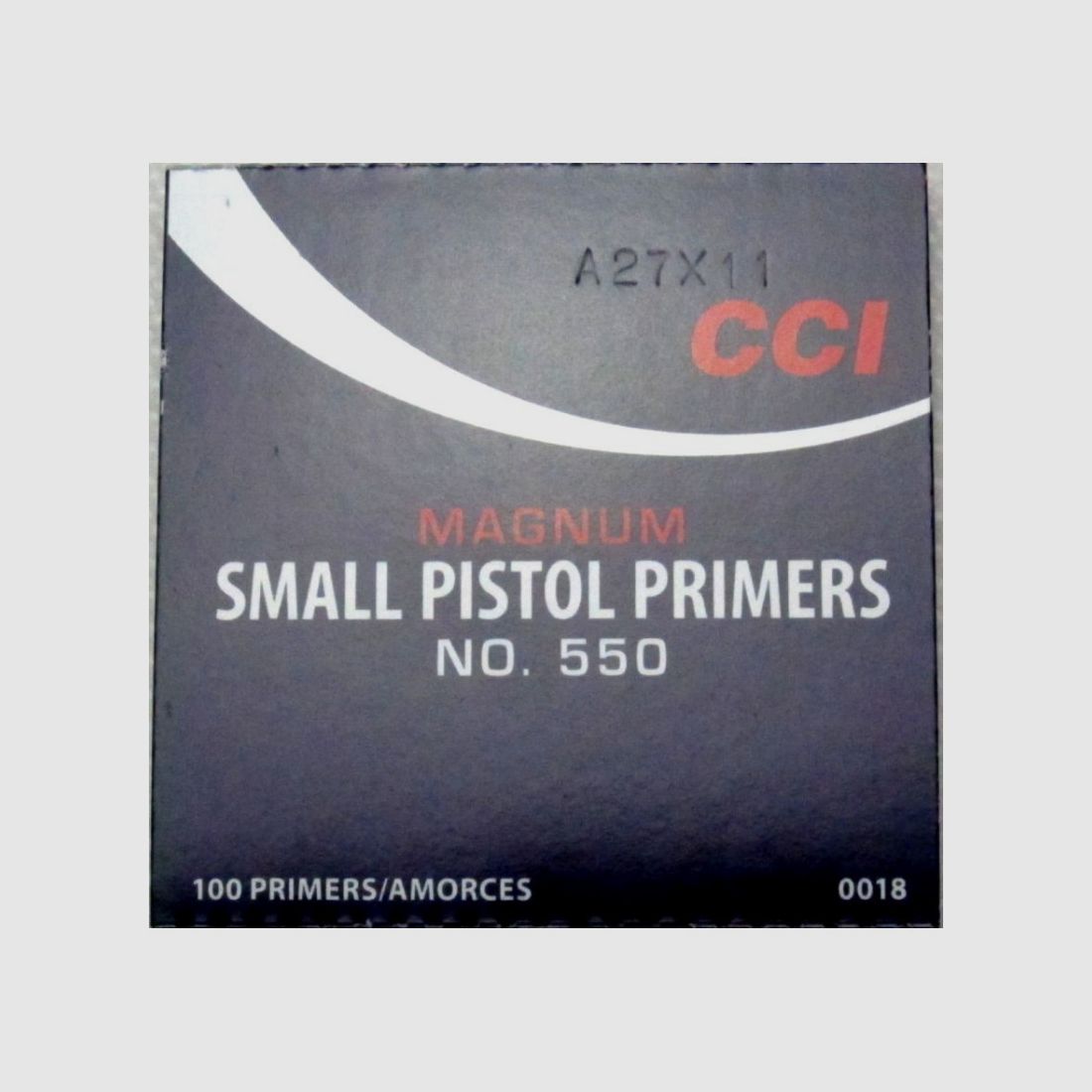 CCI550 ZÜNDHÜTCHEN SC100 SMALL PISTOL, Bild 2 von 2