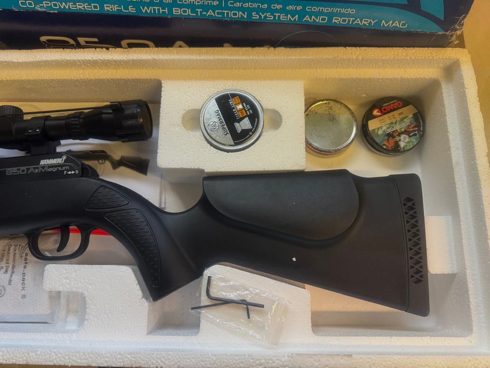 Umarex 850 M2 XT Kit CO2 Luftgewehr im Kaliber 4,5mm (UVP 475€)